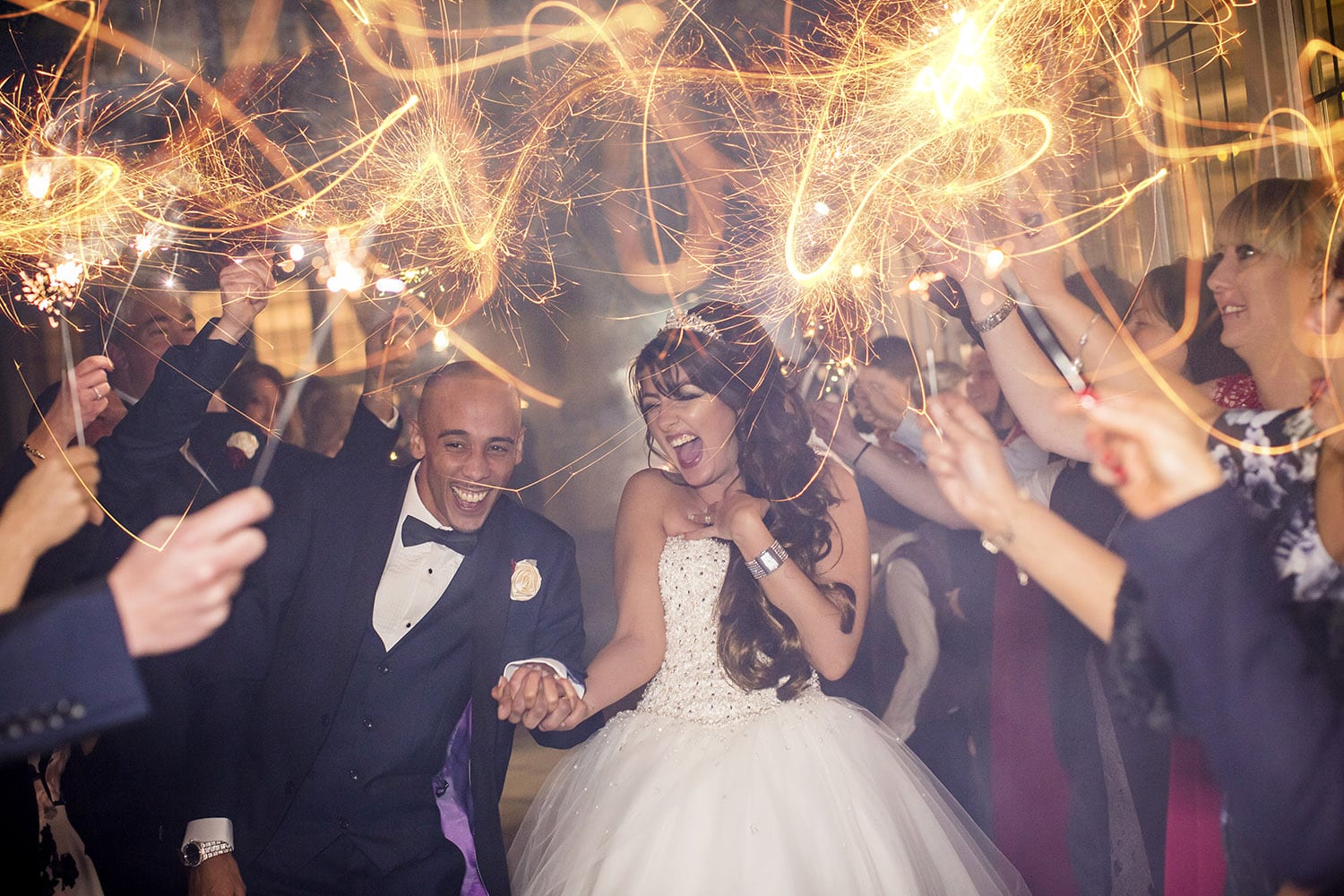 Sparklers At Weddings – Guide to getting amazing wedding photography