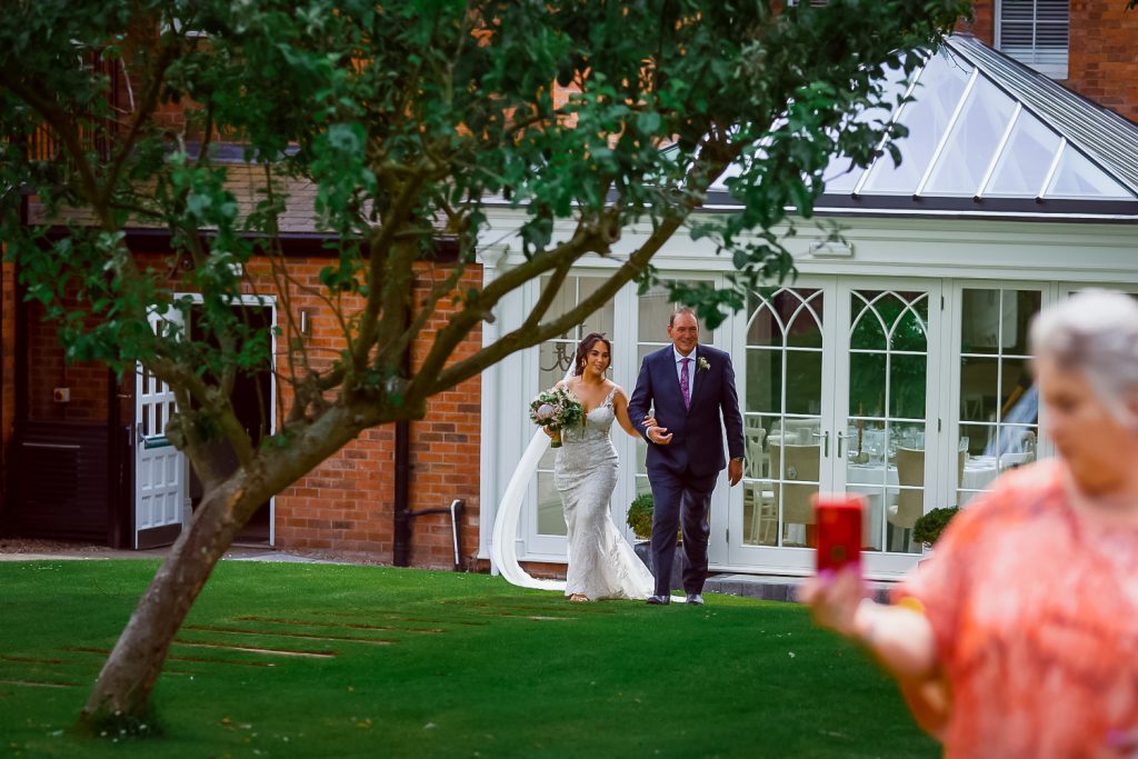 Old vicarage hotel wedding photos