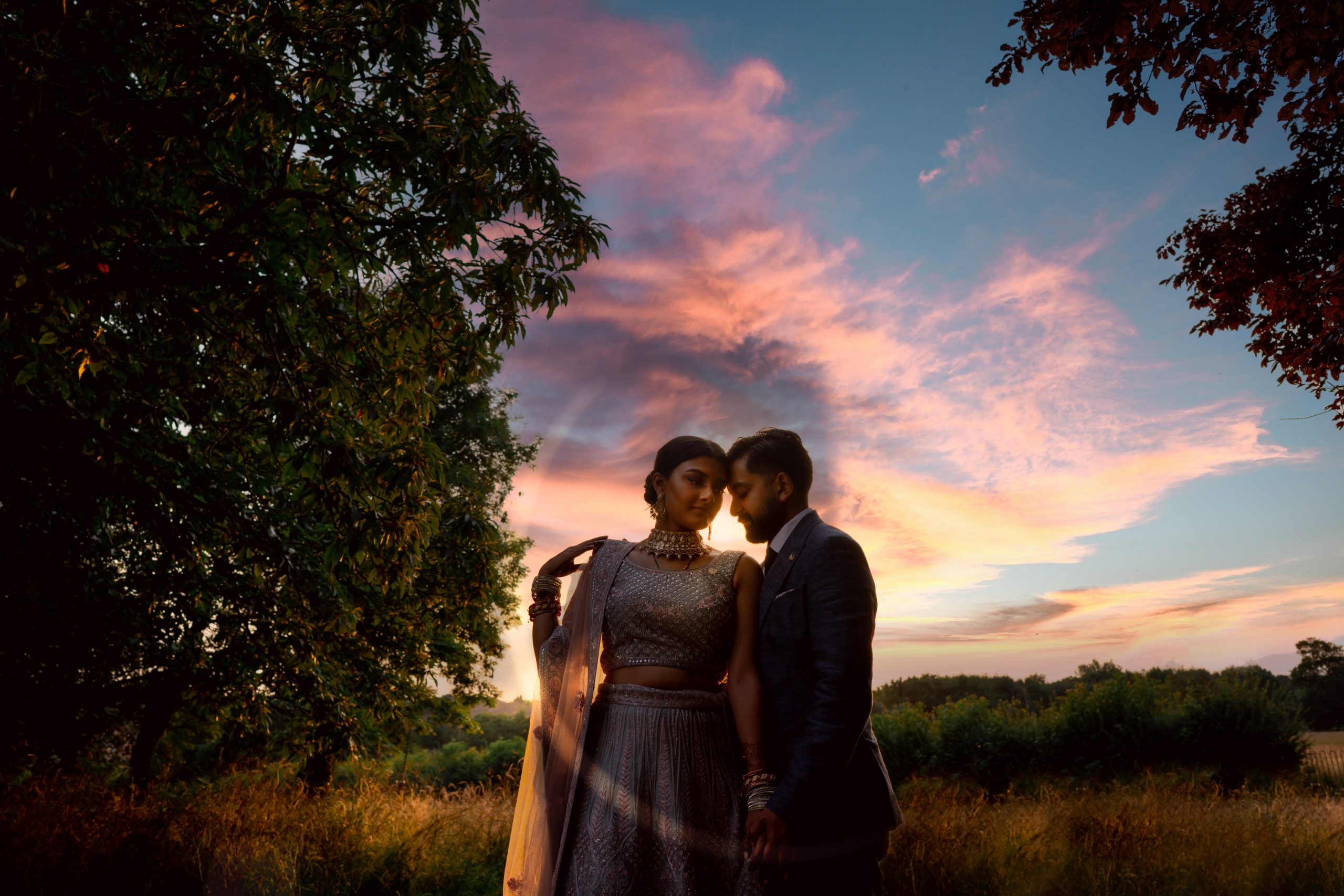 Indian wedding couple