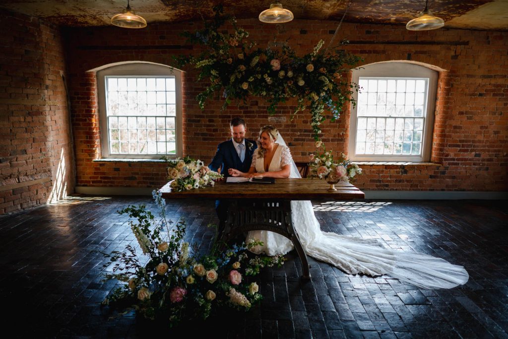 Bride and groom