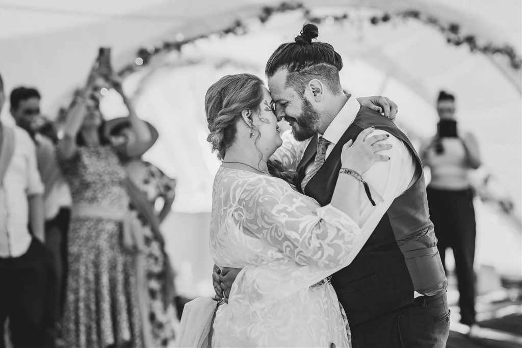 First dance at wedding