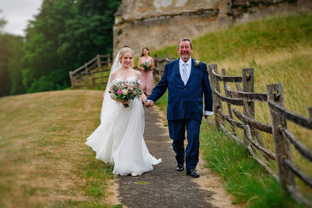 Bride and dad