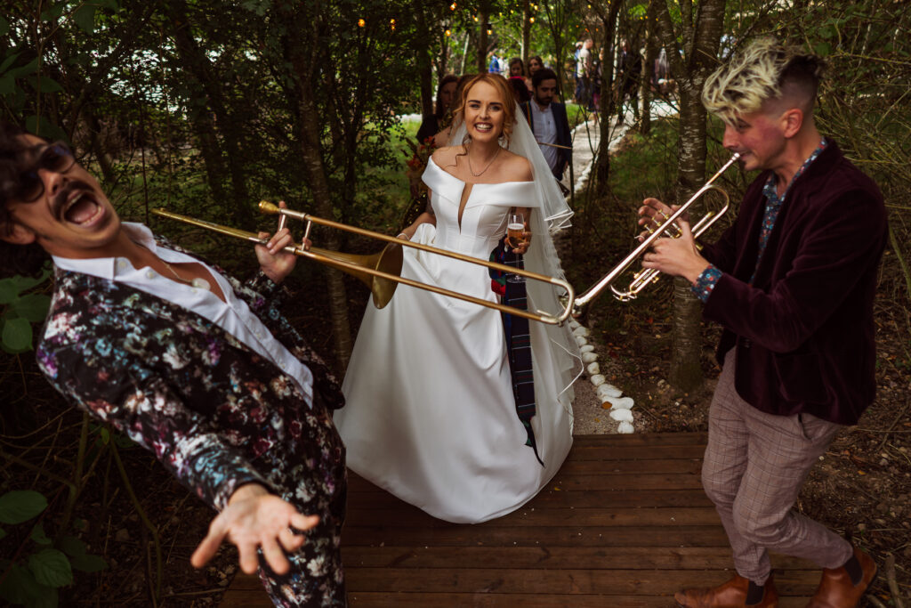 Band at wedding