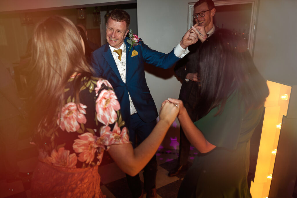 Dancing at wedding