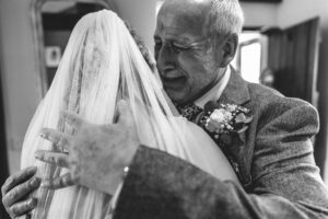 bride with dad