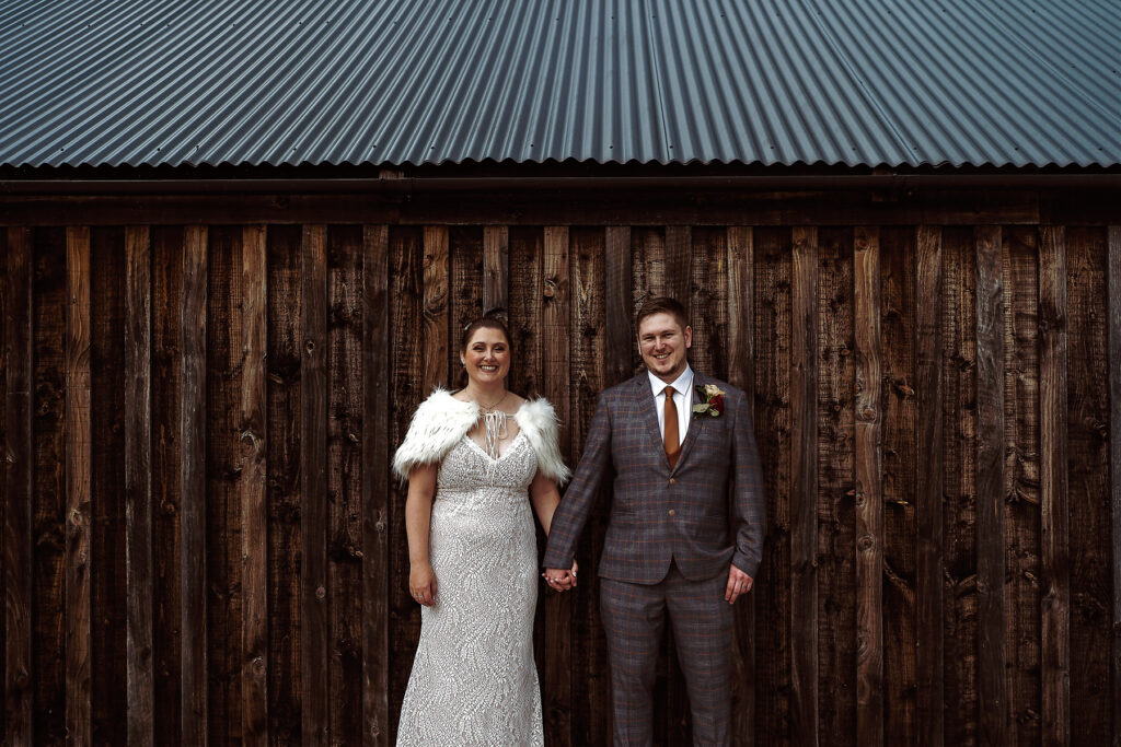 Wedding couple at Hazel Dean Gap