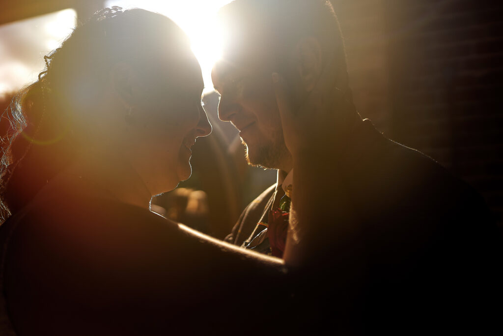 Wedding couple at Hazel Dean Gap