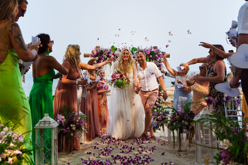 Wedding ceremony on beach