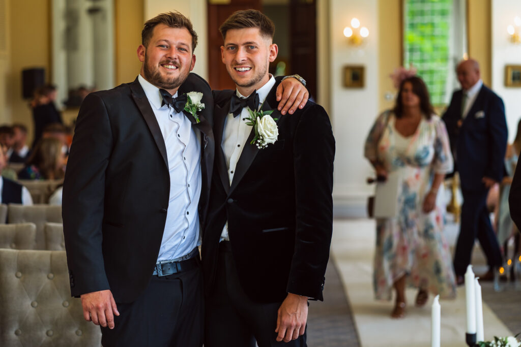 Groom with best man