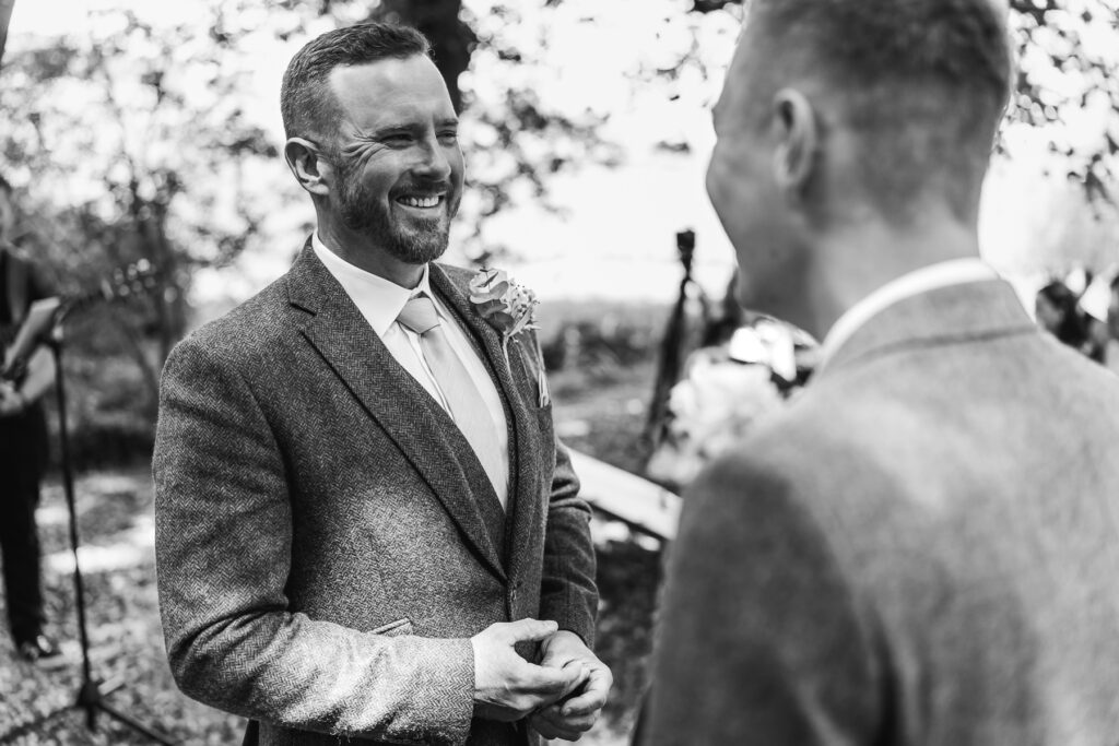 Groom Getting Ready