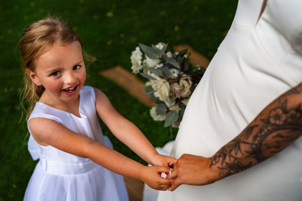 Young bridesmaid