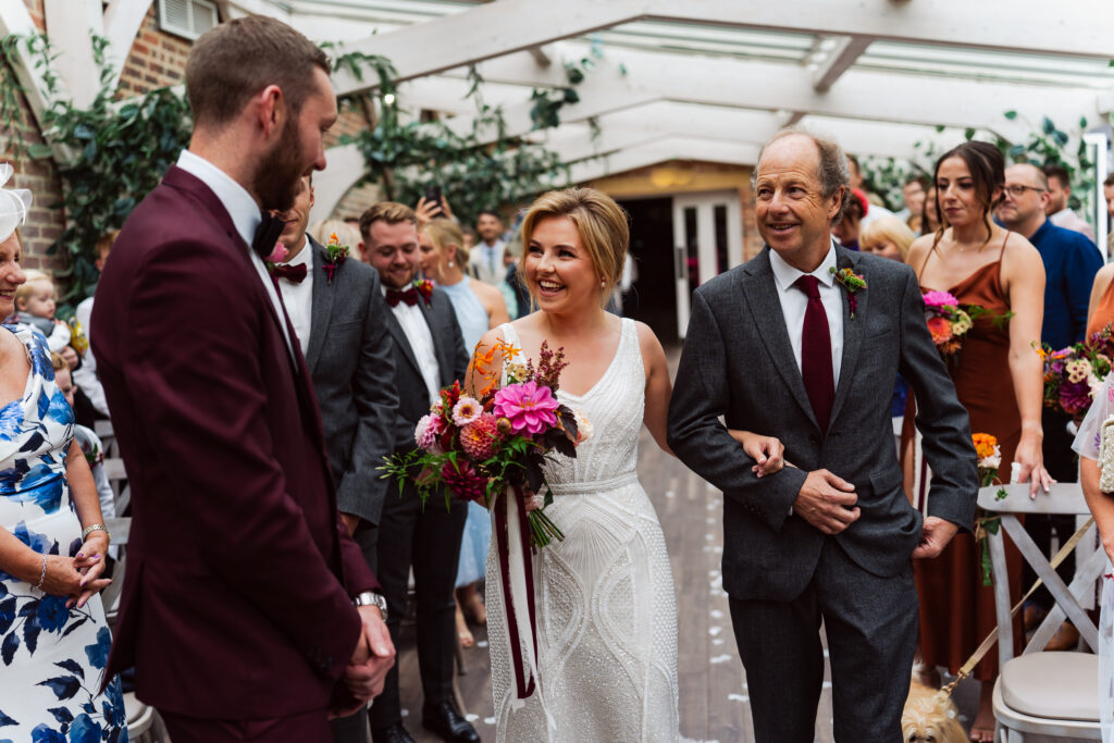 Wedding Couple at Foxtail Barns