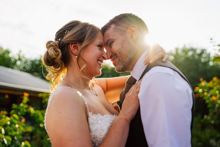 Royale Forest Wedding photography with couple at dusk