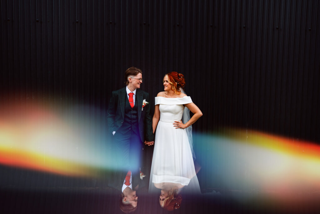 LGBTQ birmingham wedding photography of two brides