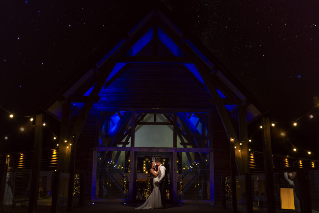 The mill Barns at night