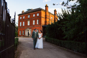 Winstanley House with couple in foreground